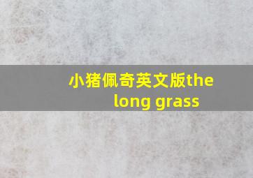 小猪佩奇英文版the long grass